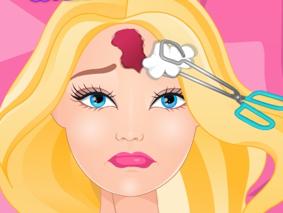 Play Barbie Selfie Accident Game