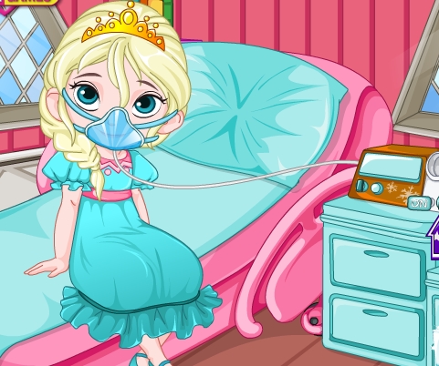 Play Elsa After Surgery Caring Game