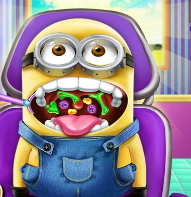 Play Minion Throat Care Game