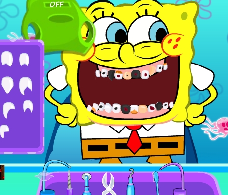 Play SpongeBob Tooth Decoration Game