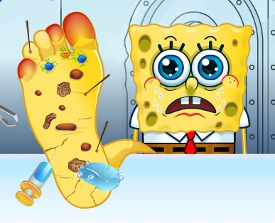 Play SpongeBob Foot Doctor Game
