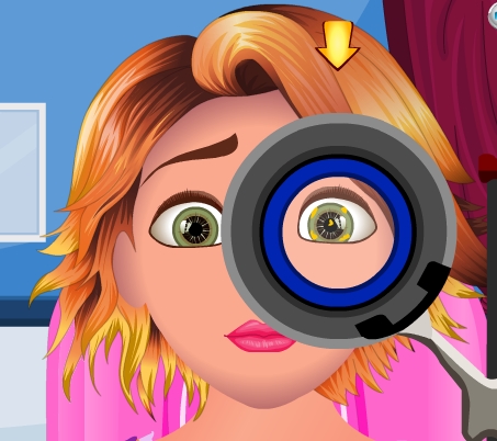 Play Rapunzel Eye Care Game